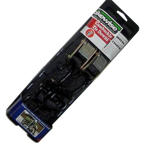 Aftermarket Soft Loop Black 2 Piece Tie Downs - 25mm