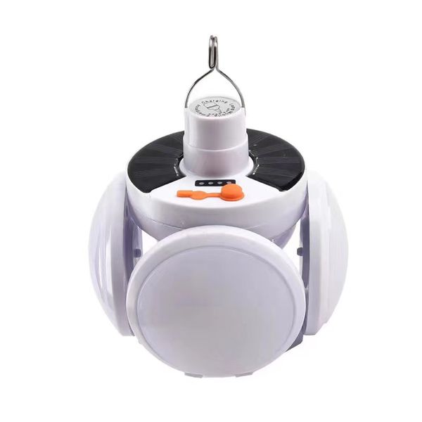 Rechargeable Solar Camping Light Portable Foldable LED Outdoor Tent Lamp