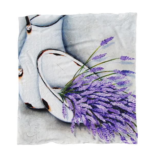 Lavender Minky Blanket By Stella Bruwer