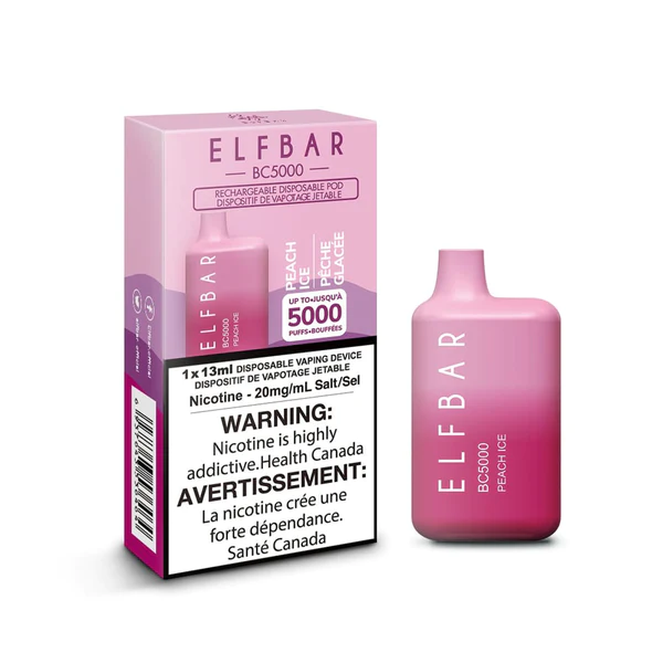 ELF BAR BC5000 Disposable Vape - Peach Ice