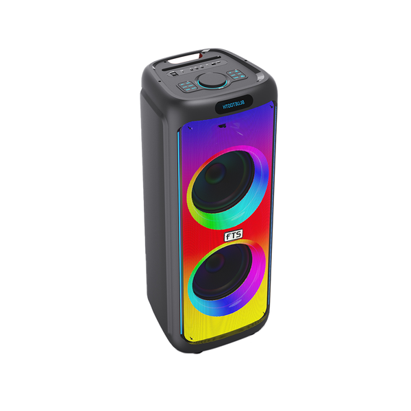 FTS 12" Double Portable Plastic Battery Speaker [FTS-TS12]