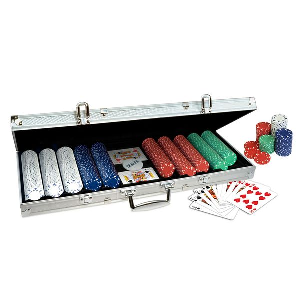 Ambassador Games: All-Inclusive Pro Poker Set - 500 11.5g Chips