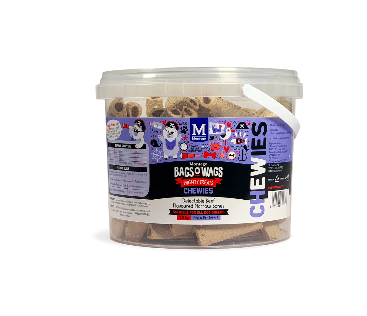 Montego Bags O Wags Delectable Beef Flavoured Marrow Bones Chewies 1 