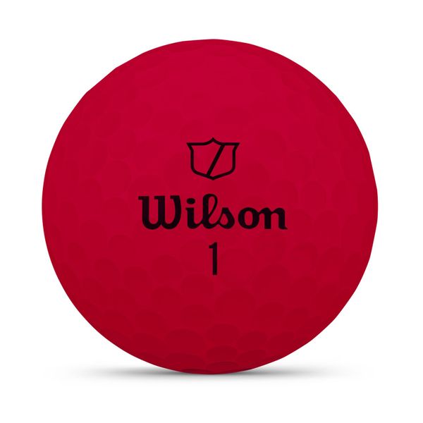 Wilson - Staff Duo Soft Red Golf Balls - Ultra Soft Distance - 12 Pack