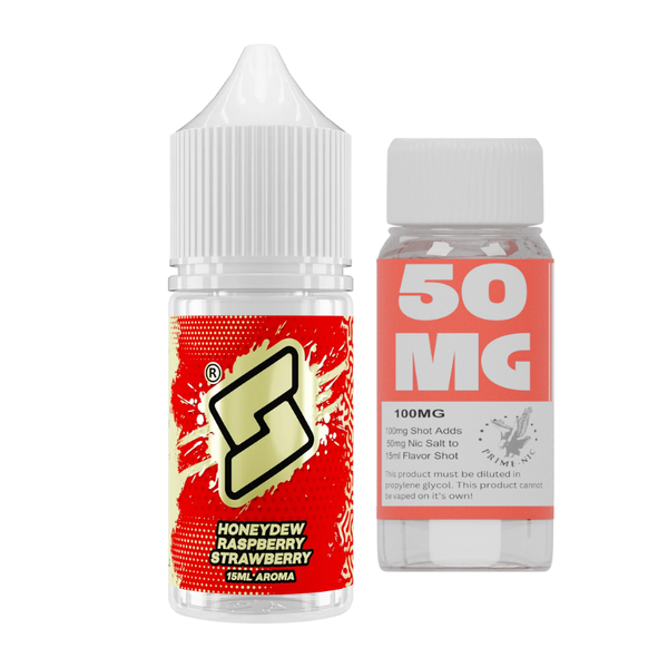 Bard x Smashd Honeydew Raspberry Strawberry 50mg 30ml Longfill Kit