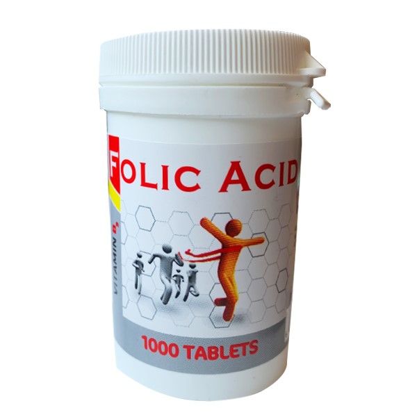 PharmaChem Folic Acid - 1000 Tablets