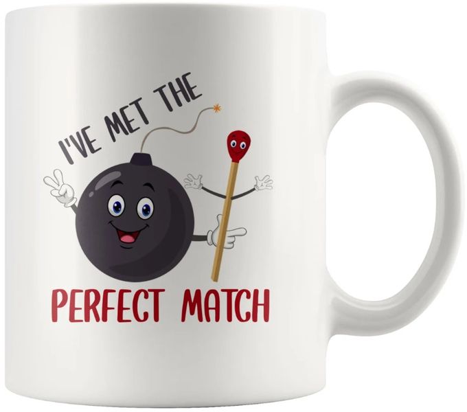 My Heart Boyfriend Girlfriend Husband Wife Anniversary Valentine Gift Mug