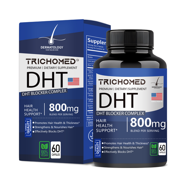 Trichomed - DHT Blocker capsules for hair loss - 60s
