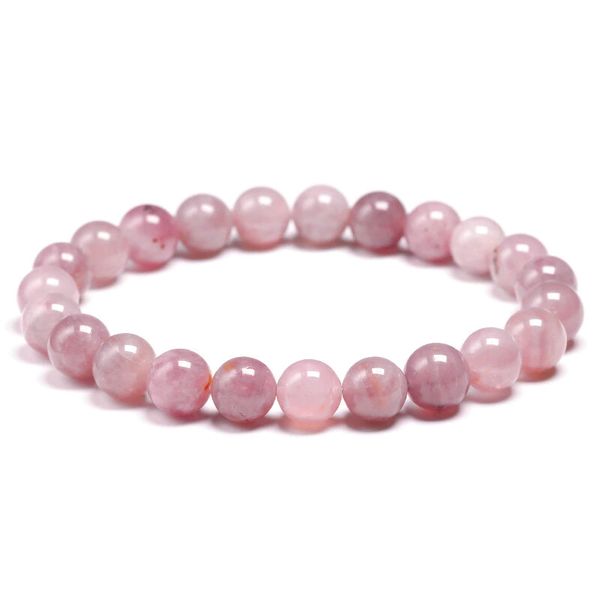 Love, Bliss &amp; Joy Rose Quartz Bracelet - Accept Unconditional Love - 8mm