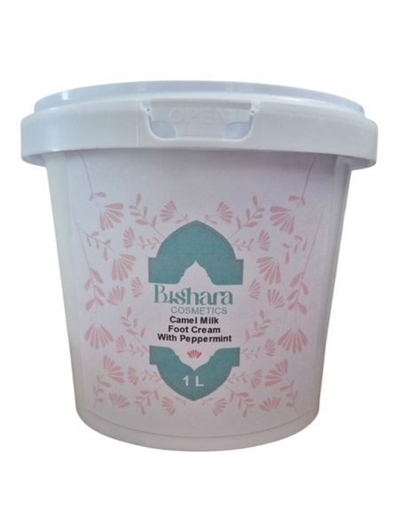 1L Camel Milk Foot Cream with Peppermint