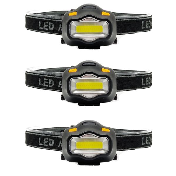Camping Head Lamp Set of 3
