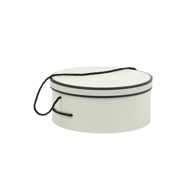 Kitro White Stainless steel Plain Hat Box Storage