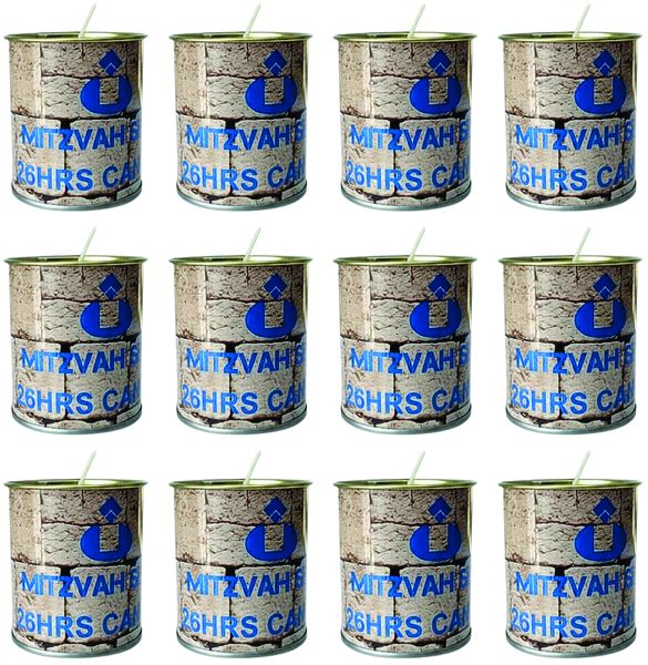 Sosolar 26Hr Candles in a Tin - 1 Pack (12)