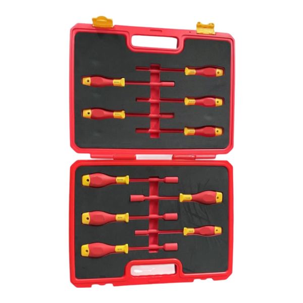 10 Pieces VDE Electrical Nut Driver Set TSCREW010