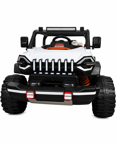 Kids 12V 4x4 Electric Ride On Jeep with Remote Control &amp; LED Lights