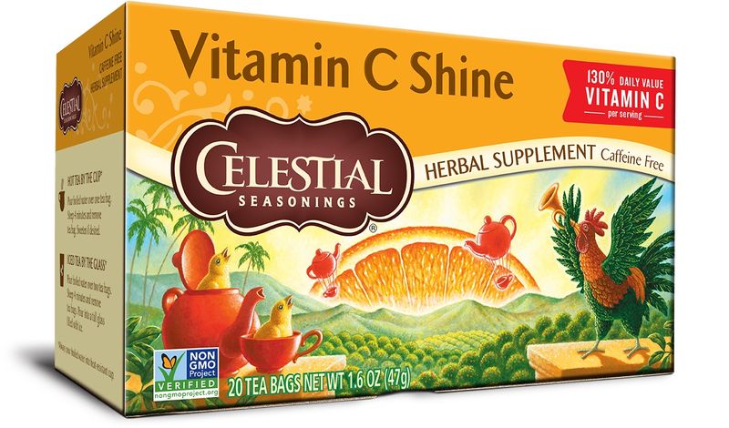 Celestial Seasonings - Citrus Sunrise - Vitamin C Shine - Herbal Tea
