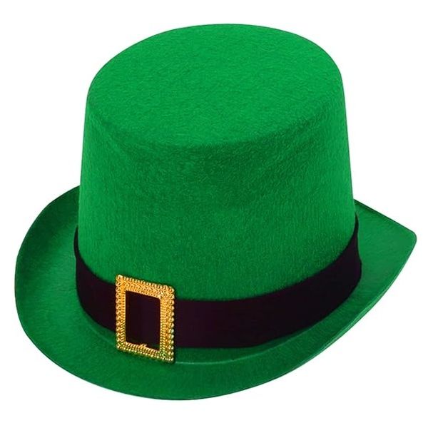 Dress Up St. Patrick's Day Green Top Hat (Adult Size)