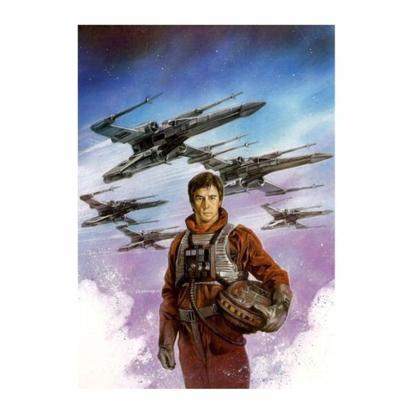 Wedge Antilles Space Ships Poster - A1