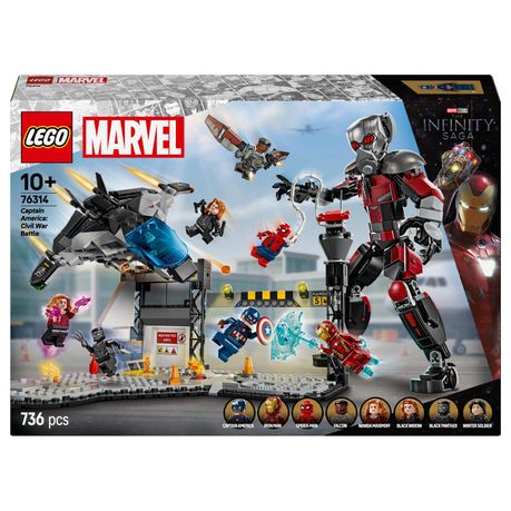 LEGO® Marvel Captain America: Civil War Action Battle Buildable Playset 76314 Image