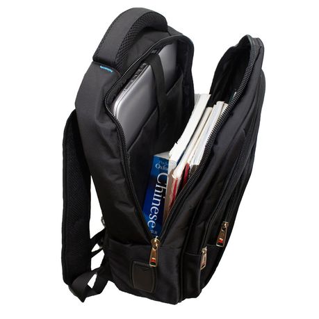 Polyester Samsonite Ikonn Eco Laptop Backpack Black, Number Of