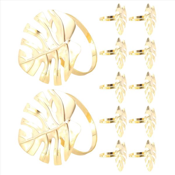 Wedding Decor Palm Leaf Napkin Ring Tropical Holder