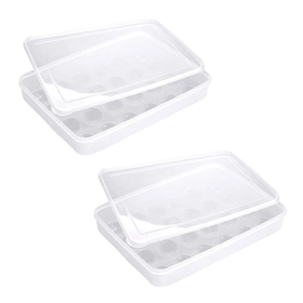 2 Pack Stackable Egg Storage Containers - 24 Eggs | Shop Today. Get it ...