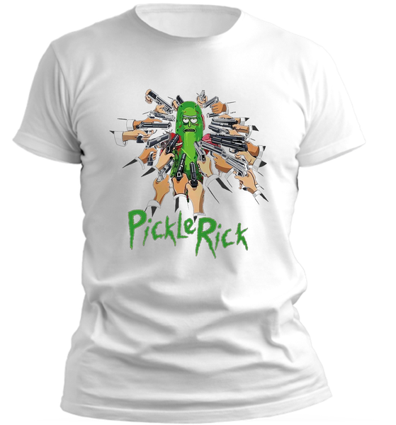 PepperSt Men's White T-Shirt - Pickle Invention