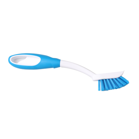 Shower Track And Grout Heavy Duty Scrub Brush w/ Comfort Grip & Stiff  Bristles