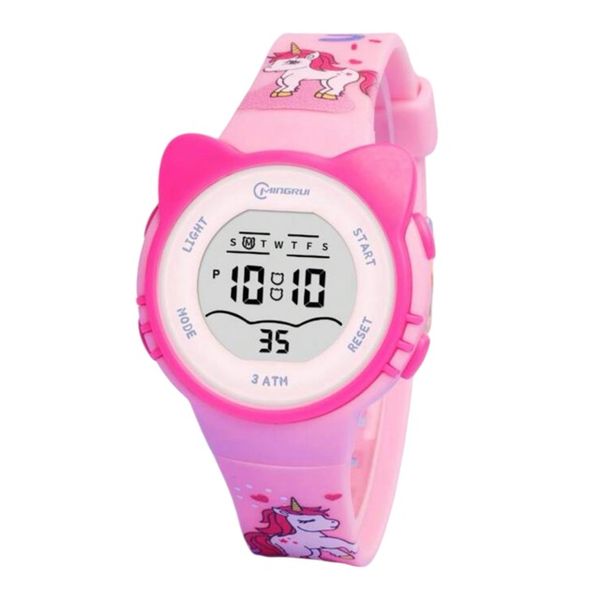mingrui Children's Digital Watch Waterproof 3ATM Easy to Read