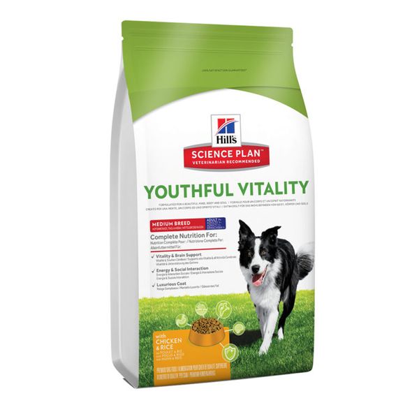 Hills Senior Vitality Medium 7+ with Chicken &amp; Rice 2.5kg