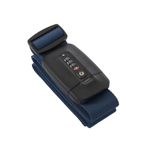 Travelite Luggage Adjustable Webbed Strap 3-Dial Combination Lock