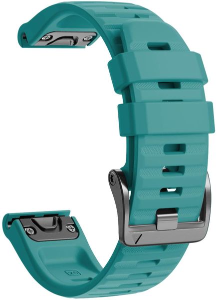 Silicone Band Compatible With Garmin Fenix 6 (22mm) - Turquoise