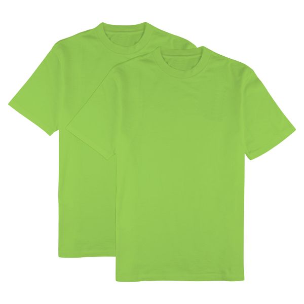 Pappa Joe - Men's Basic T - Lime Green (2 Pack)