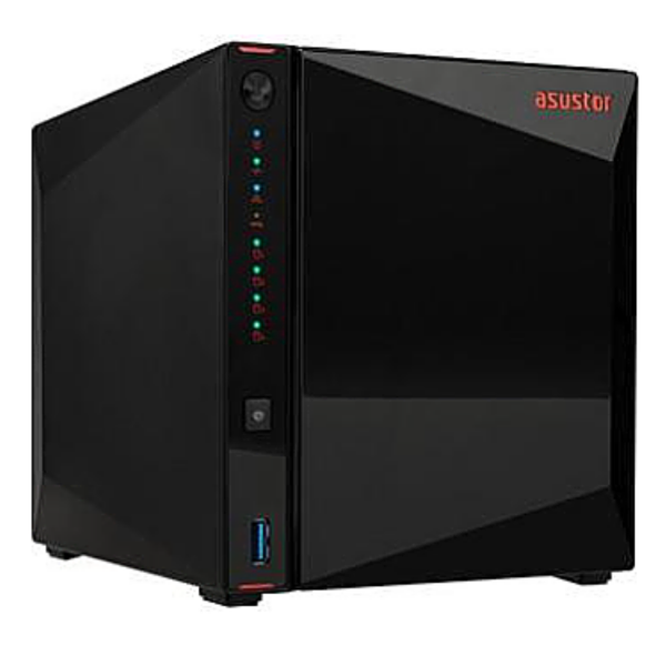 Asustor Intel Celeron J4105 4 Bay NAS Case No Hard Drive