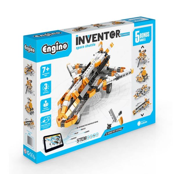 Engino Inventor Mechanics Space Shuttle Construction Toy Building Set