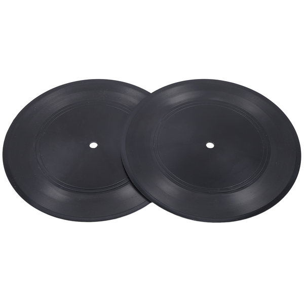Blank Vinyl Records 7 Inch CD for Room Decor Wall Black Fake (12 Pieces)
