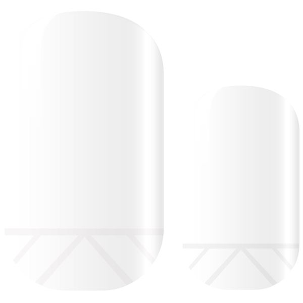 Avoa - Nail Wrap - White Queen