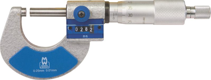 Moore &amp; Wright Micrometer - Outside - Mechadigit Basic Digital 0 - 25