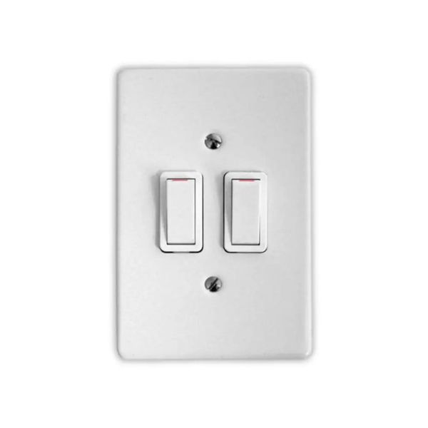 4x2 2 Lever 1 Way Switch Crabtree