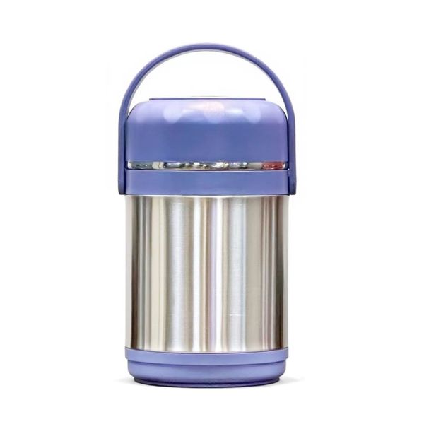 1.9L portable vacuum insulated lunch box with leak proof cover
