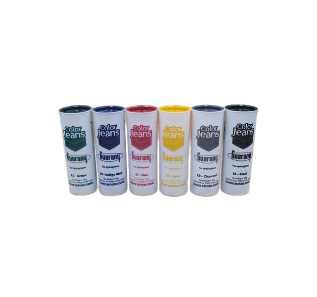 Guarany Color Jeans- Set of 6 Colors for Jean Fabric Dyeing