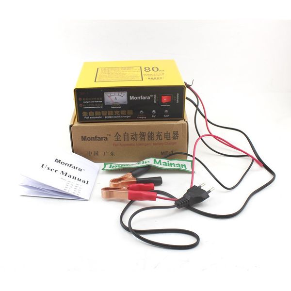TG Full Automatic Intelligent Car Battery Charger 80AH 12V