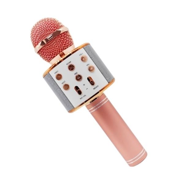 Portable Bluetooth Karaoke Wireless Microphone HIFI Speaker WS-858