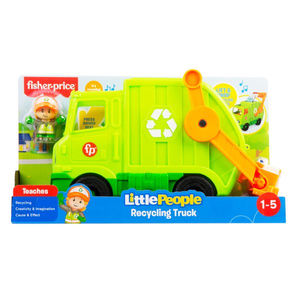 Fisher-Price Little People Recycling Truck Musical Toy