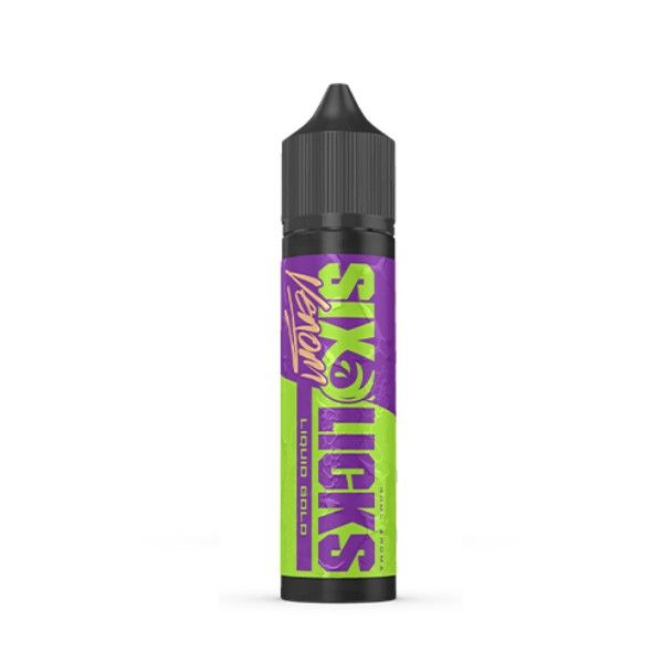 Six Licks Venom Salt/MTL Vape DIY Longfill Flavour (15to30ml)-Liquid Gold