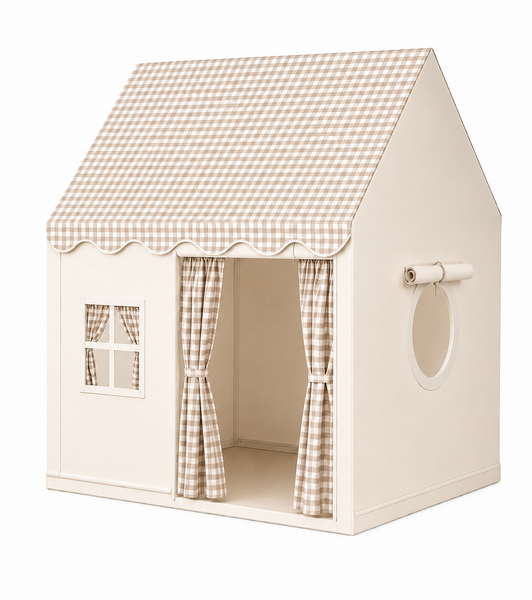 Kids Play Tent House Indoor Playhouse with Curtains and Window