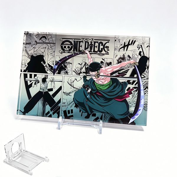 One Piece: Roronoa Zoro 3D High-Transparency Acrylic Brick Figurine