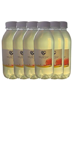 ACV Apple Cider Vinegar Raw Unfiltered With the Mother 6x500ml Bulk pack