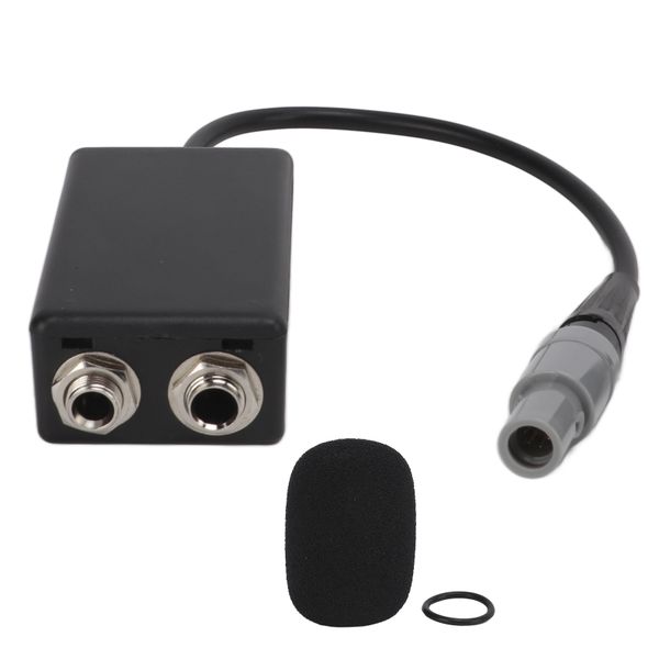 Aviation Headset Adapter GA Female to LEMO 6-Pin Male