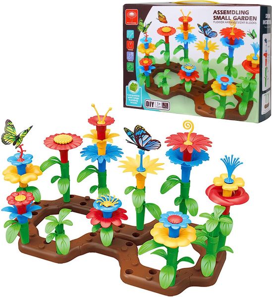 76 Piece Flower Building Toys for 3+ Years Old Boys &amp; Girls B4350